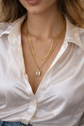 Lumiere Layered Gold Necklace