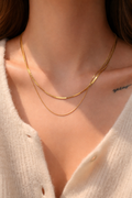 Dual Chain Glam Necklace