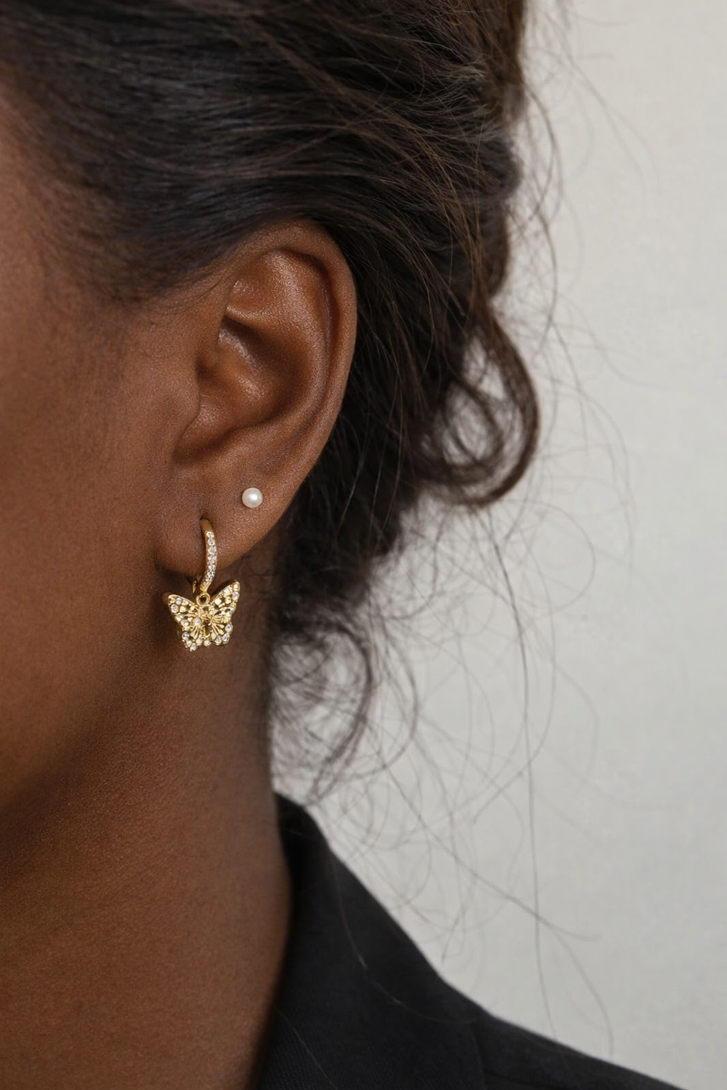 Butterfly Gold Earrings