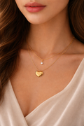 Two Layer Cuban Chain Necklace