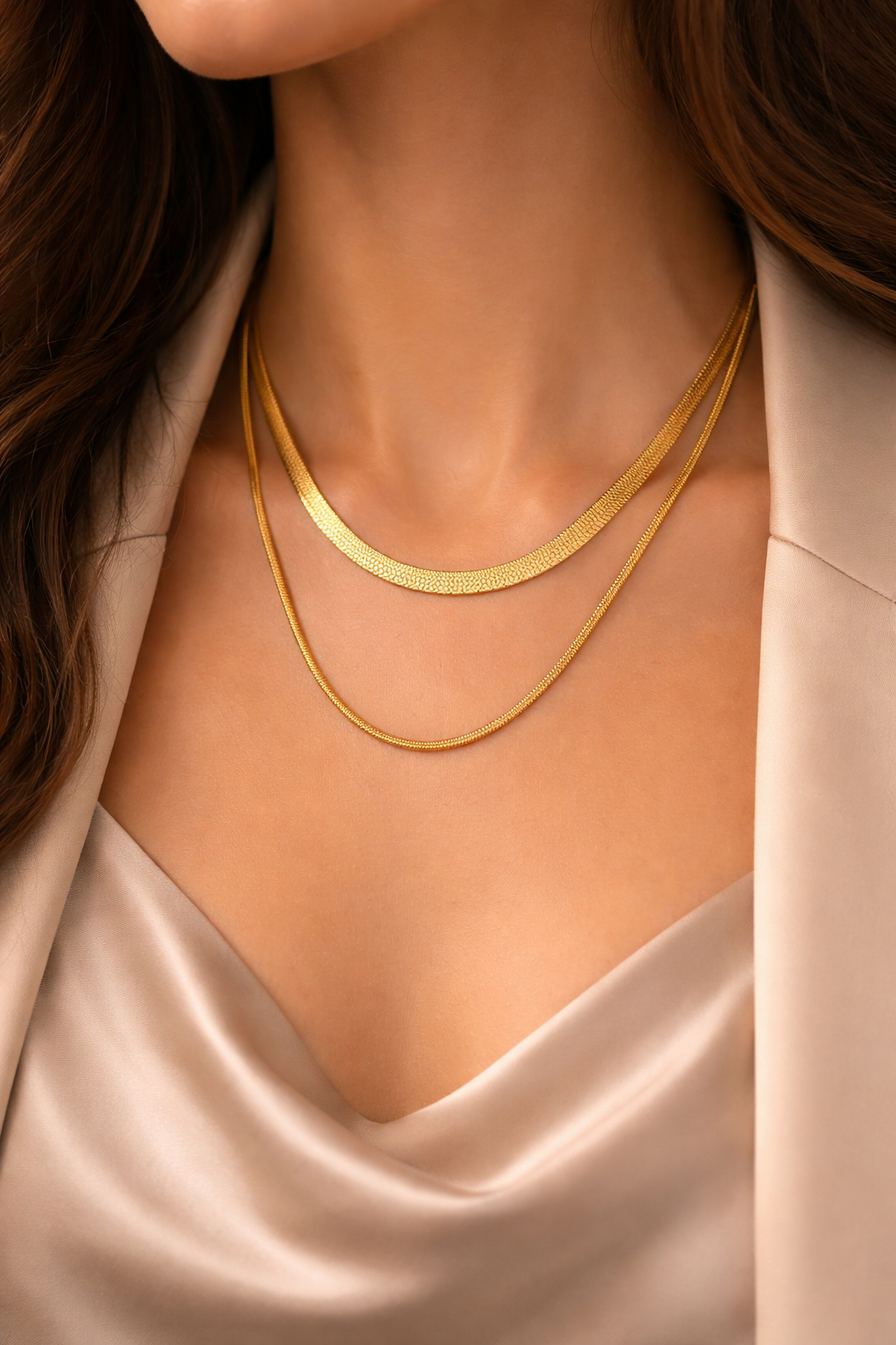 Minimal Gold Layered Necklace