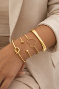 Gold Cuff Set