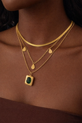Emerald Grace Layered Necklace