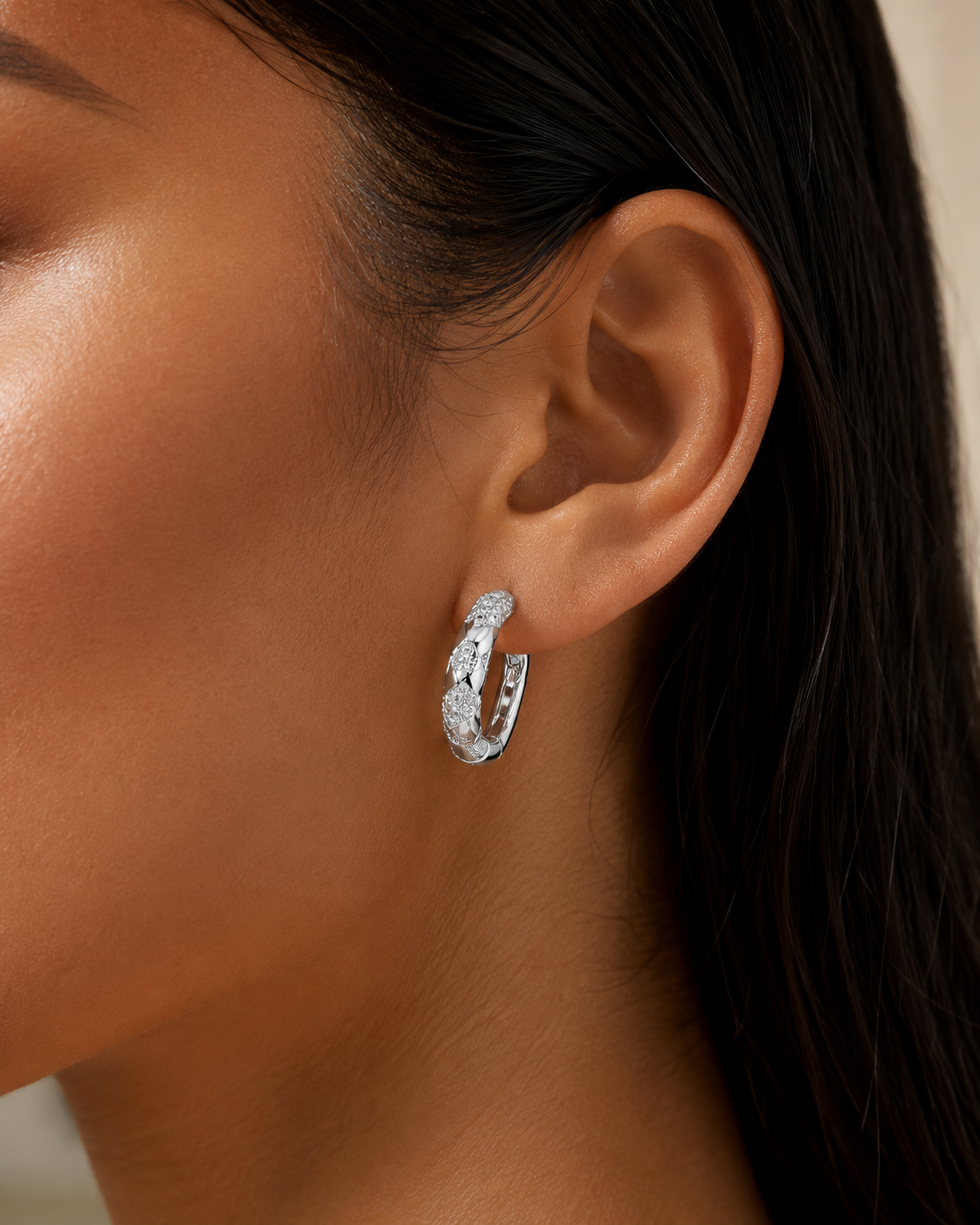 Ziva Silver Earrings