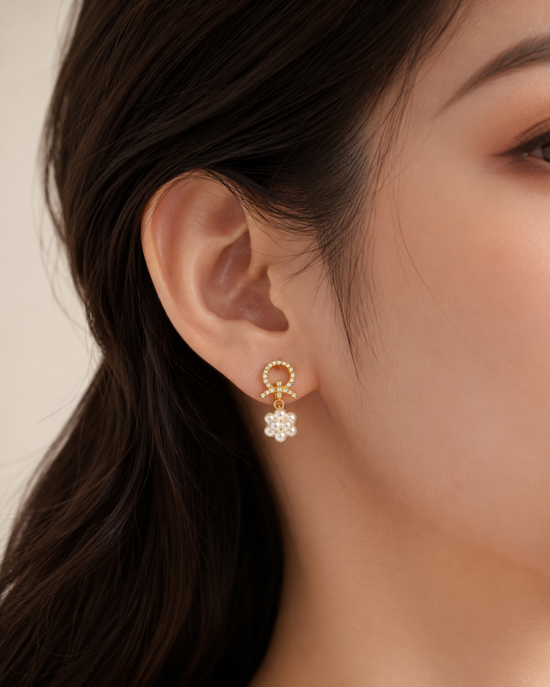 Pearl Knot Earrings