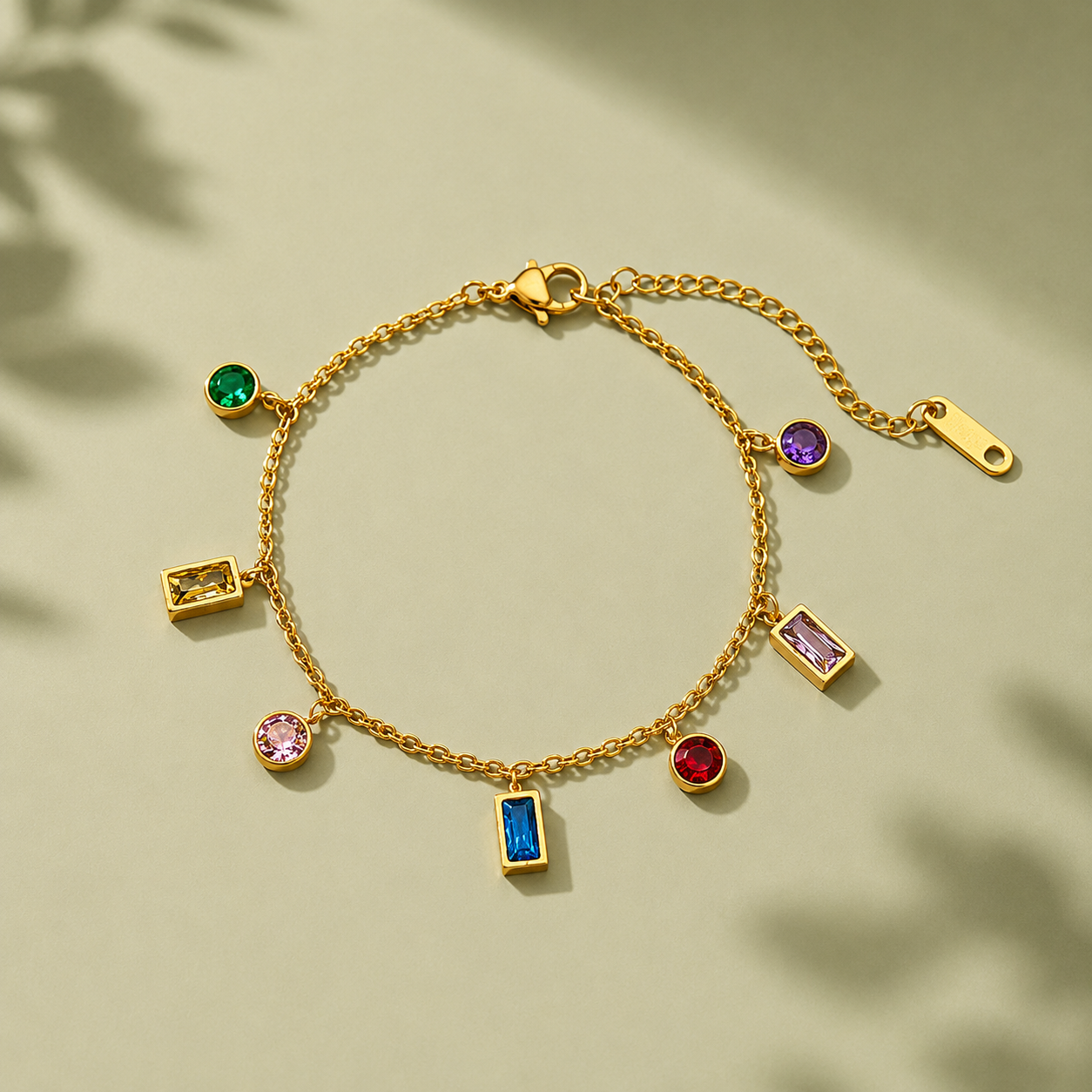 Multicolor Charm Bracelet