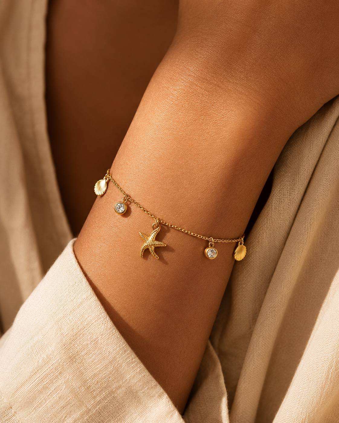 Bold Link Charm Bracelet