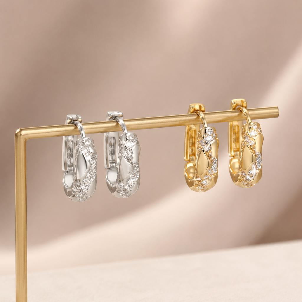 Ziva Silver Earrings