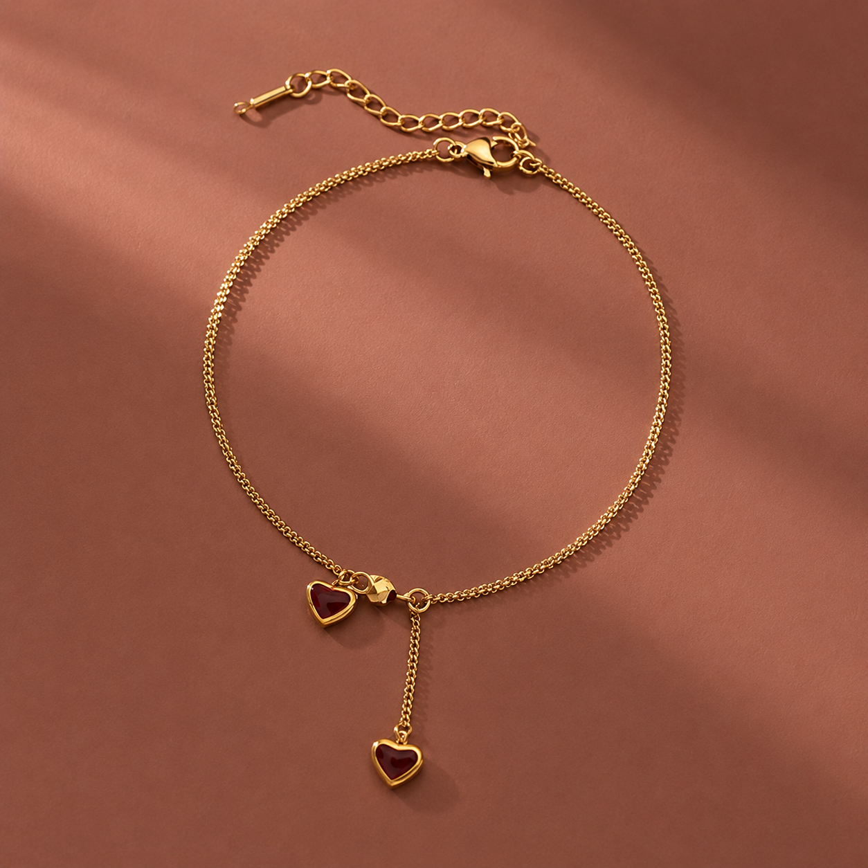 Heart Charm Bracelet