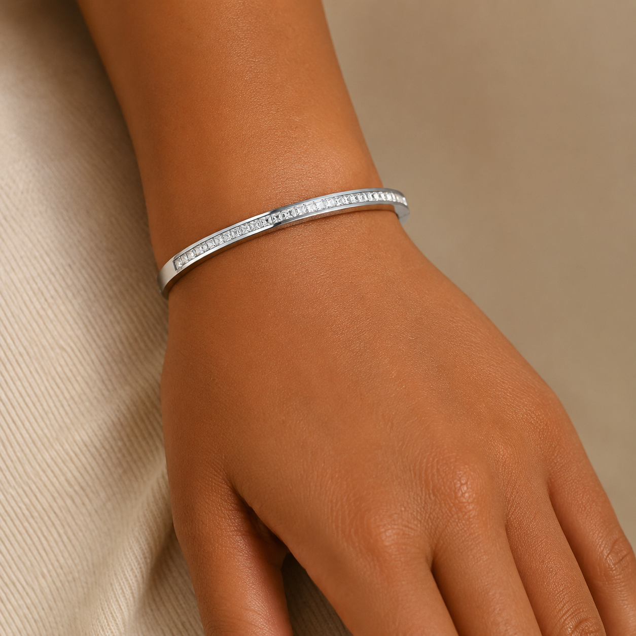 Ice Rail Bangle
