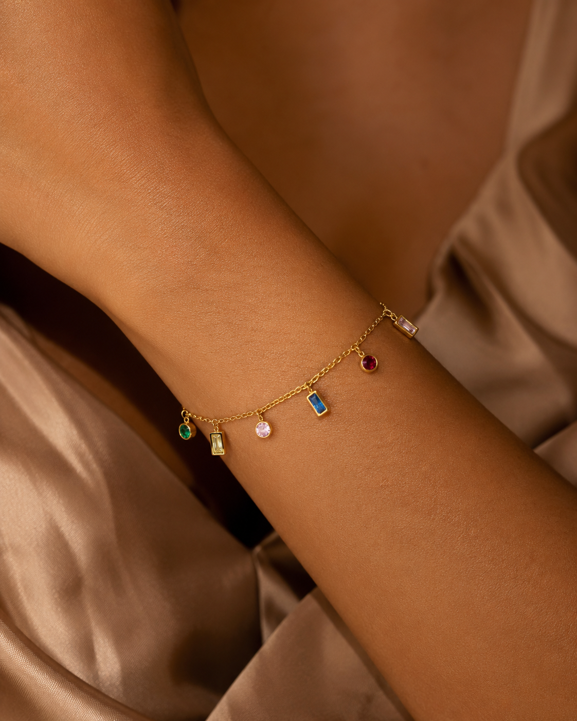 Multicolor Charm Bracelet