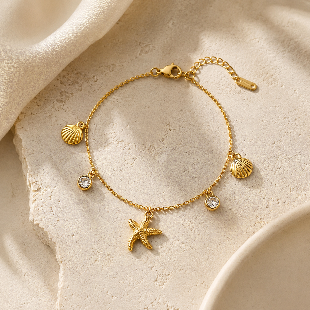 Bold Link Charm Bracelet