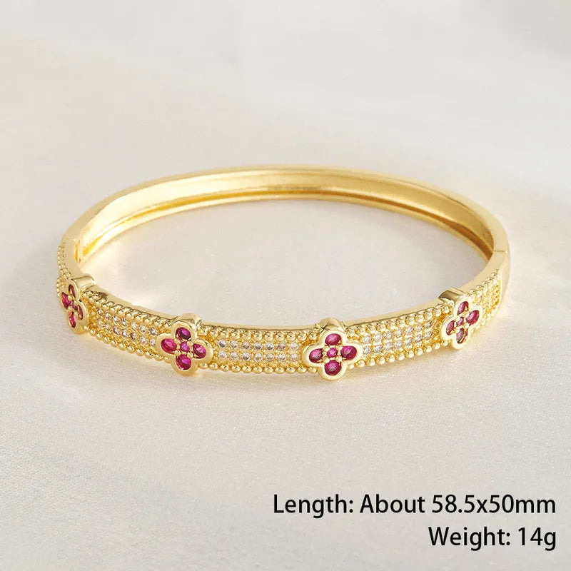 gold leaf bracelet