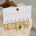 color earrings